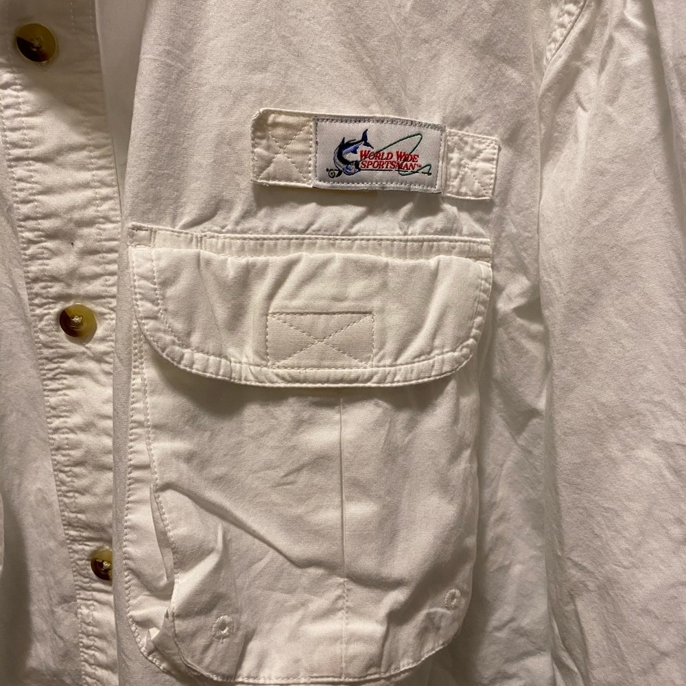 Worldwide sports nice fishing shirt men’s large - Picture 2 of 5